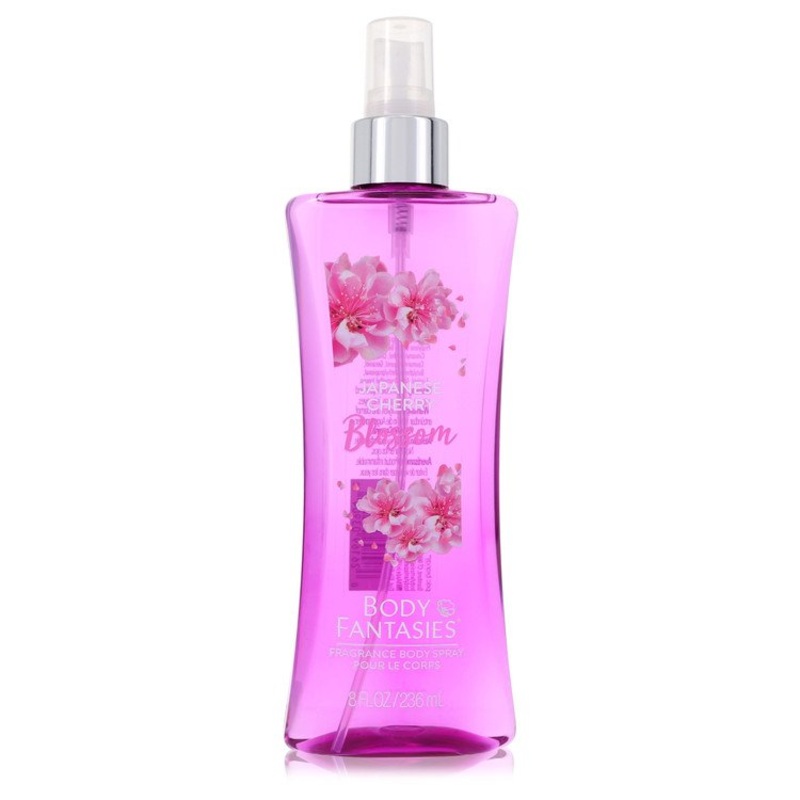 Body Fantasies Signature Japanese Cherry Blossom by Parfums De Coeur Body Spray 8 oz for Women – Premium Designer Fragrance