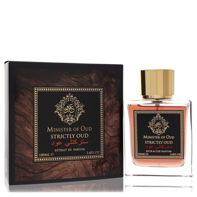 Minister Of Oud Strictly Oud by Fragrance World For Men Extrait De Parfum Spray 3.4 oz
