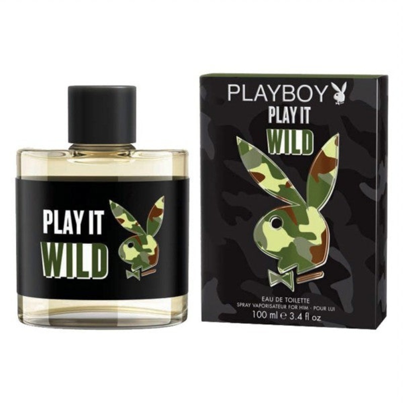 Play it Wild for Him by Playboy 3.4 Oz. Eau De Toilette For Men