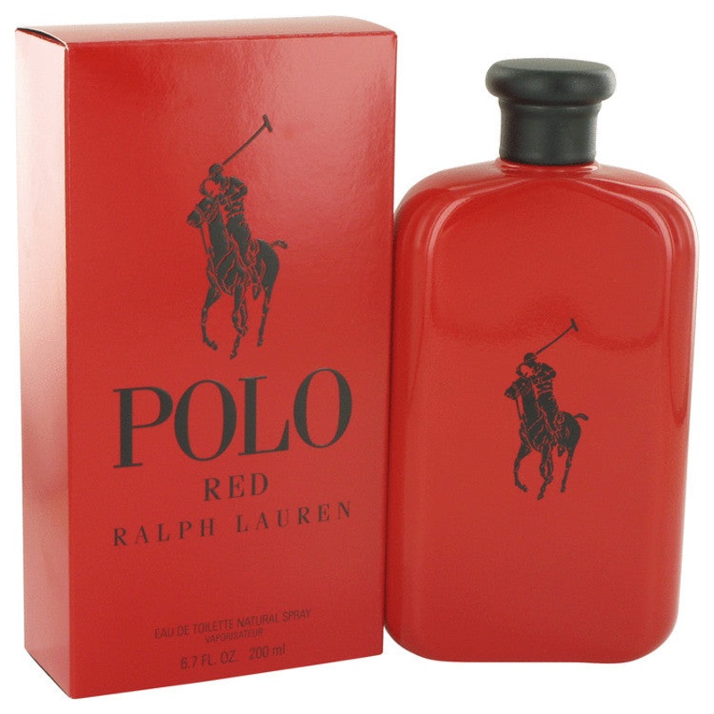 Polo Red by Ralph Lauren For Men Eau De Toilette Spray 6.7 oz