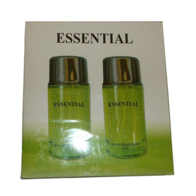 Chaz Essential Gift Set by Revlon 2 Piece Gift Set: 3.4 Oz Eau De Toilette Spray + 3.4 Oz Aftershave. For Men