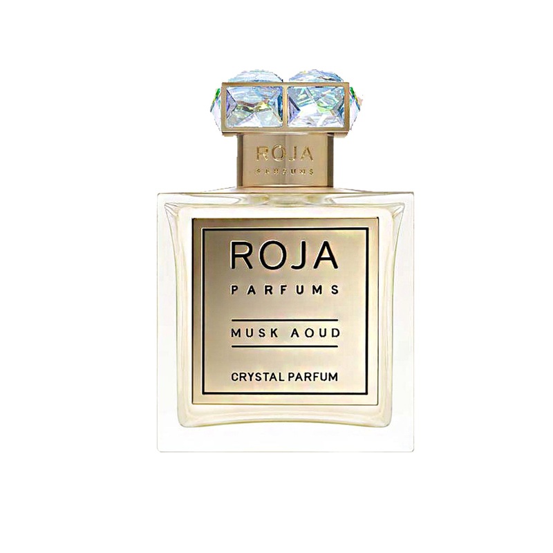 Roja Parfums Musk Aoud Crystal Parfum Unisex 5ml Atomizer Black