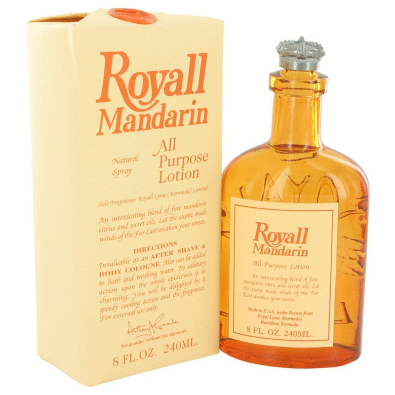 Royall Mandarin by Royall Fragrances For Men All Purpose Lotion / Cologne 8 oz
