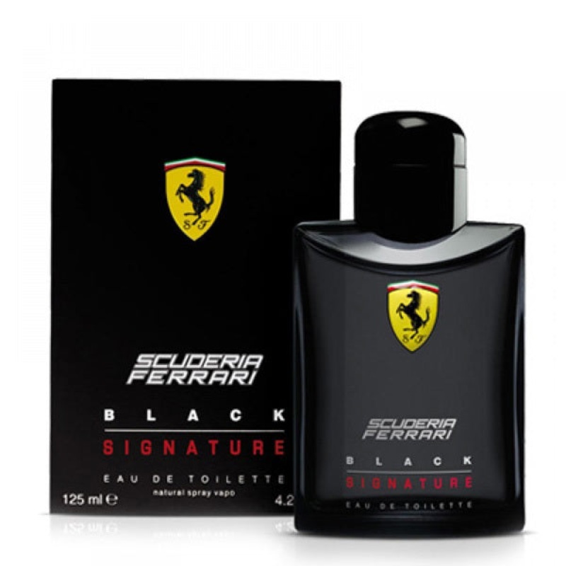 Scuderia Ferrari Black Signature by Ferrari 4.2 Oz. Eau De Toilette For Men