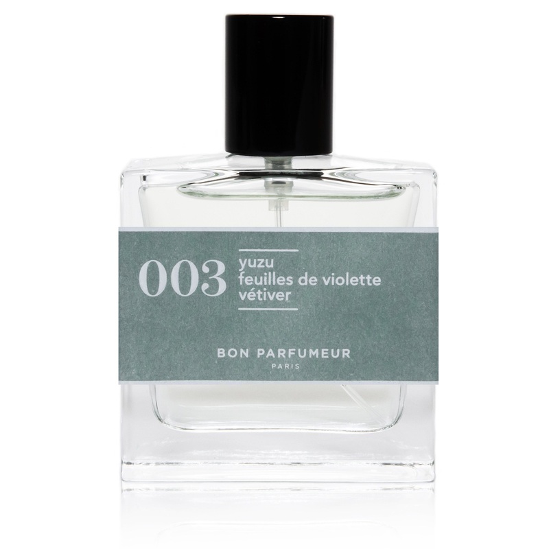 003: Yuzu, Violet Leaf & Vetiver 30ml Eau de Parfum