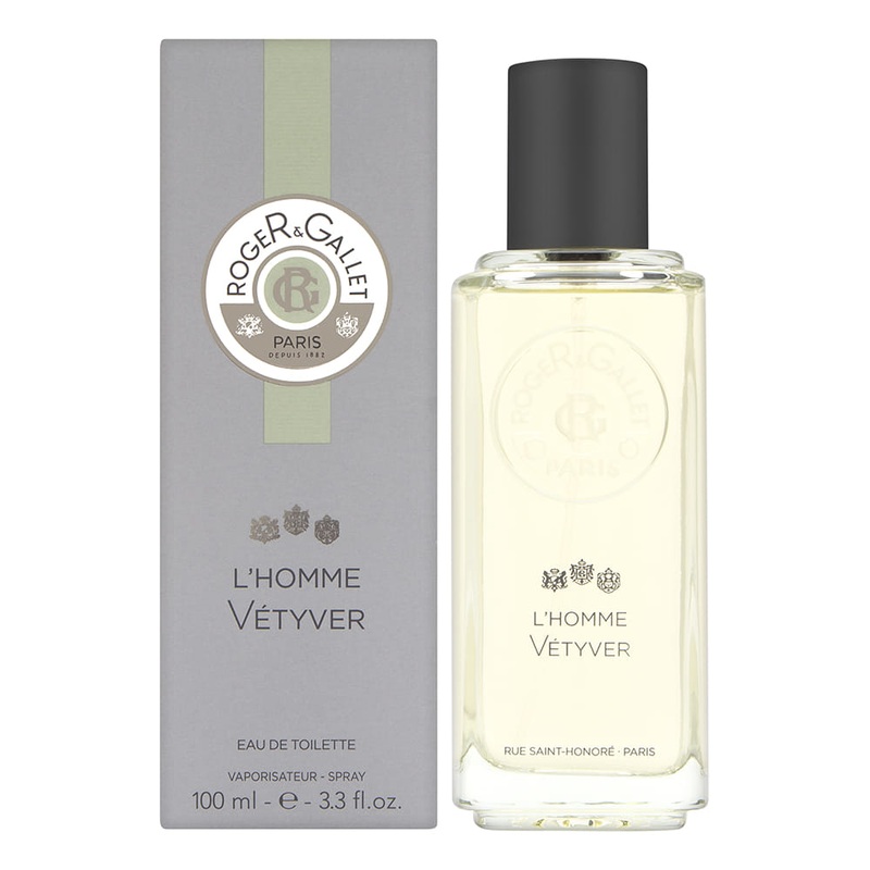 L’Homme Vetyver by Roger & Gallet for Men 3.3 oz Eau de Toilette Spray