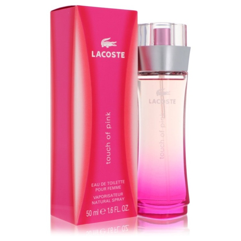Lacoste Touch Of Pink By Lacoste Perfume 1.6 Oz Edt Spray For Women – Box