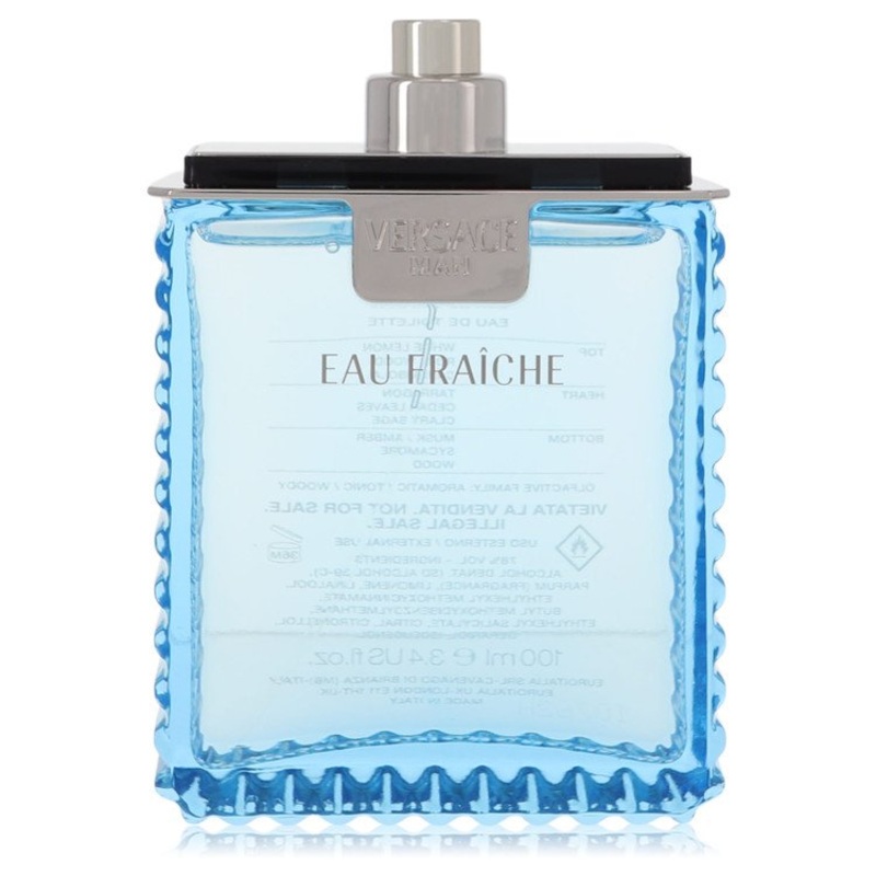 Versace Eau Fraiche M 3.4 Oz Eau De Toilette Spray Tester By Versace For Men