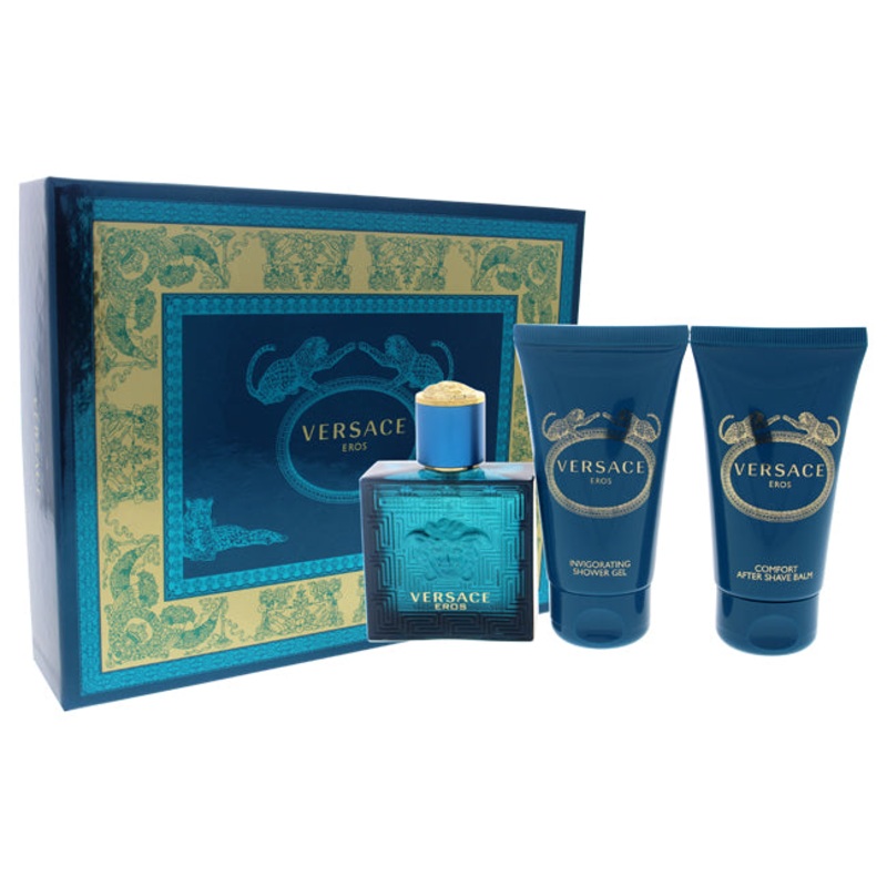 Versace Eros by Versace for Men – 3 Pc Gift Set 1.7  oz.