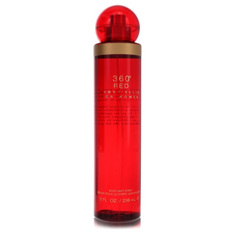 Perry Ellis 360 Red by Perry Ellis Body Mist 8 oz for Women – Premium Designer Fragrance