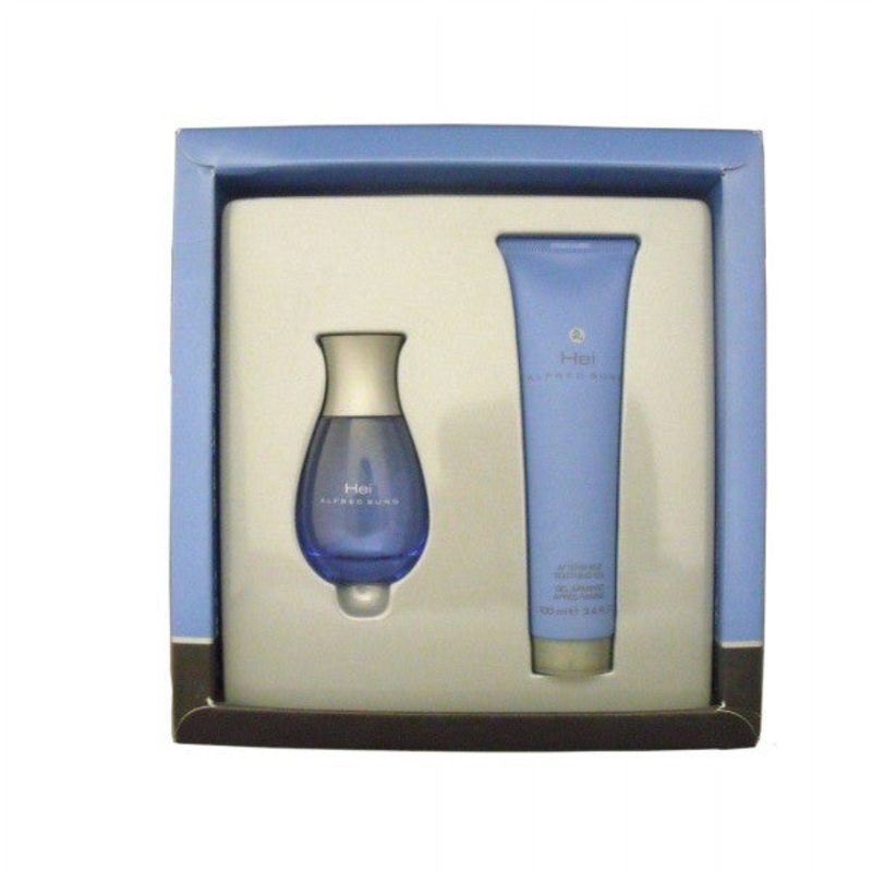 Hei Gift Set by Alfred Sung 3 Piece Gift Set: 3.4 Oz Eau De Toilette Spray + 2.5 Oz After Shave Balm + 2.6 Oz Deodorant Stick. For Men