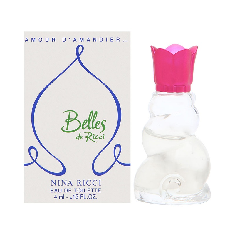 Les Belles de Ricci Almond Amour by Nina Ricci for Women 0.13 oz Eau de Toilette Miniature