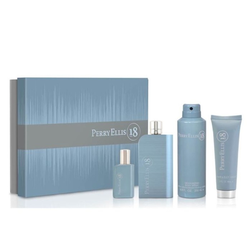 Perry Ellis 18 4 Piece Gift Set by Perry Ellis for Men