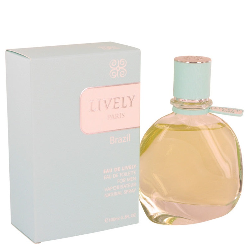 Eau De Lively Brazil by Parfums Lively For Men Eau De Toilette Spray 3.3 oz