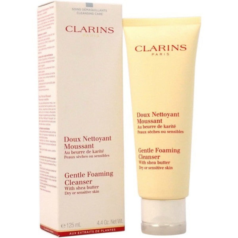 Gentle Foaming Cleanser With Shea Butter by Clarins 4.4 Oz. Cleanser For Women