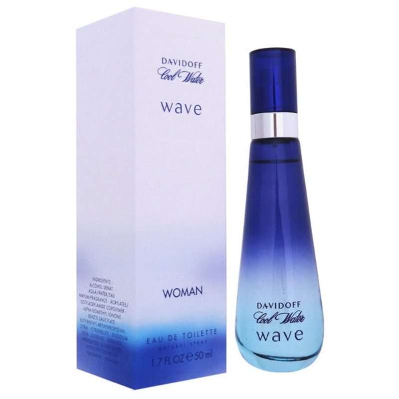 Cool Water Wave by Davidoff 3.4 Oz. Eau De Toilette For Women