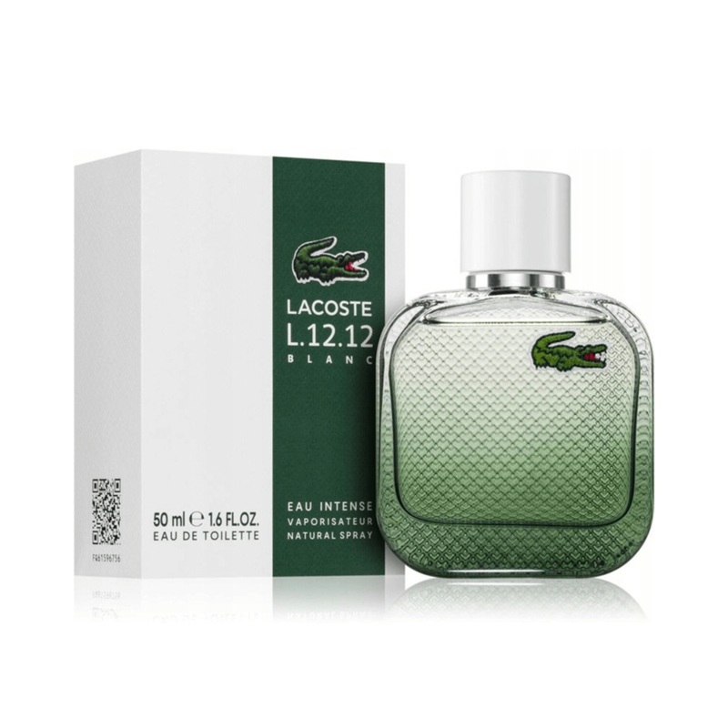 Lacoste L.12.12 Blanc Eau Intense Eau de Toilette Men’s Aftershave Spray (50ml, 100ml) 50ml