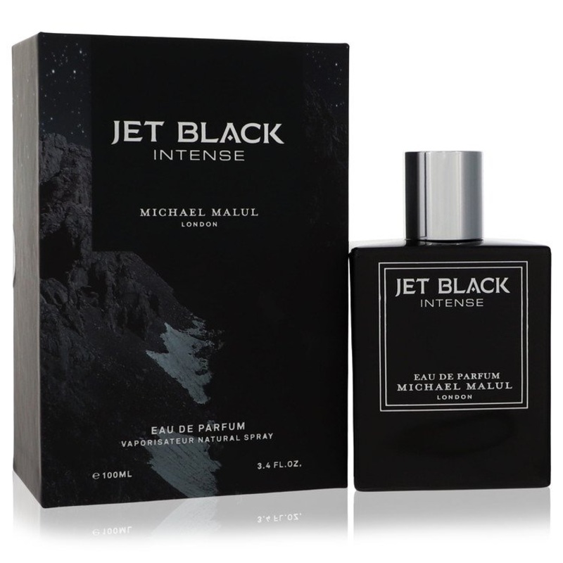 Jet Black Intense by Michael Malul Eau De Parfum Spray 3.4 oz for Men – Premium Designer Fragrance