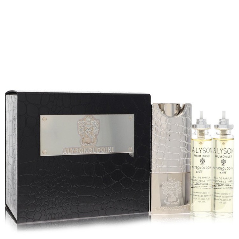 Rhum D’hiver by Alyson Oldoini  Eau De Parfum Refillable Spray Includes 3 x 20ml Refills and Atomizer 2 oz / 60 ml for Men