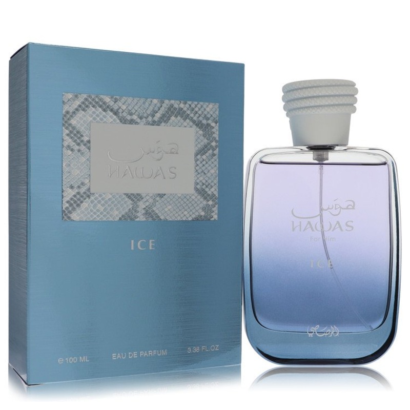 Hawas Ice By Rasasi Cologne 3.38 Oz Edp Spray For Men – Box