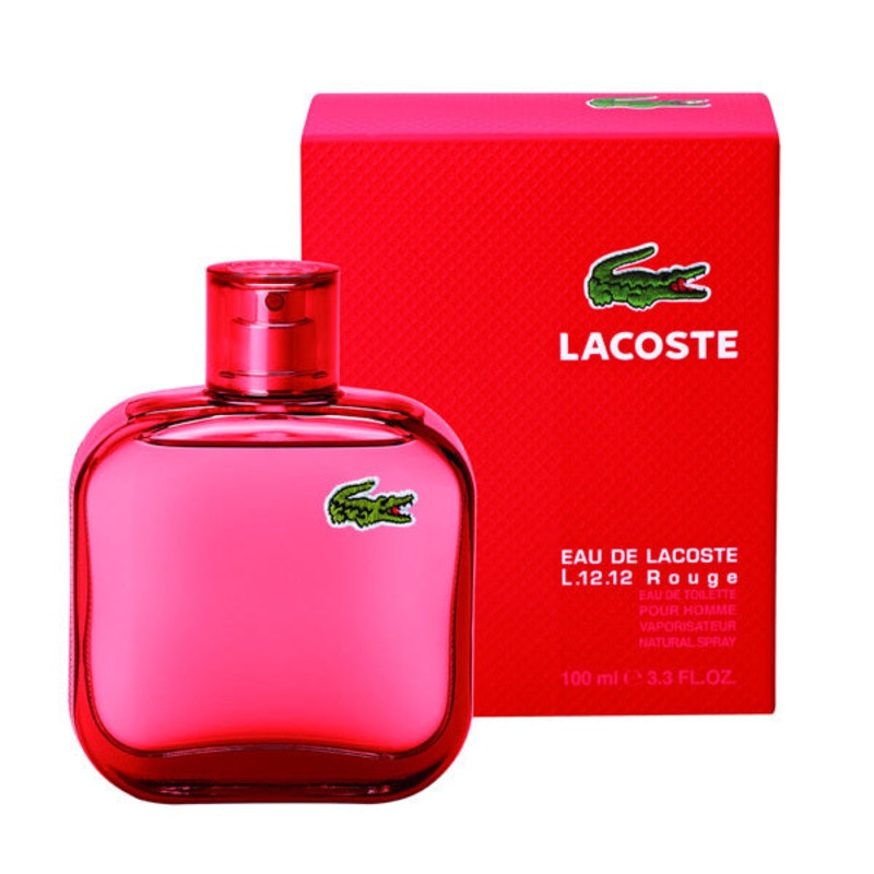 Eau de Lacoste L1212 Rouge Red by Lacoste 1.6 oz. Eau De Toilette For Men
