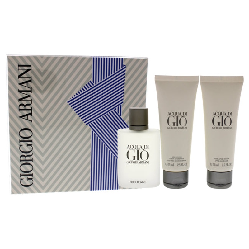 Acqua Di Gio 3 Pc Gift Set 1.7 oz.