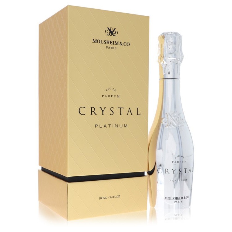 Crystal Platinum by Molsheim & Co For Women Eau De Parfum Spray 3.4 oz