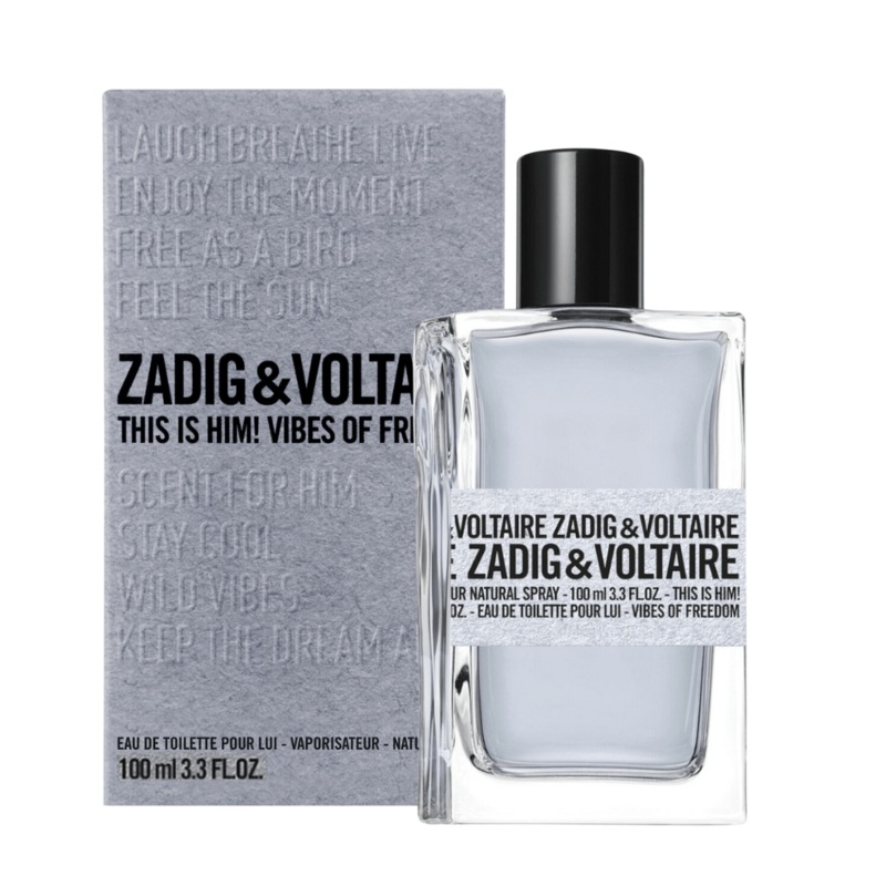 Zadig & Voltaire This Is Him! Vibes of Freedom Eau De Toilette Men’s Aftershave Spray (100ml)