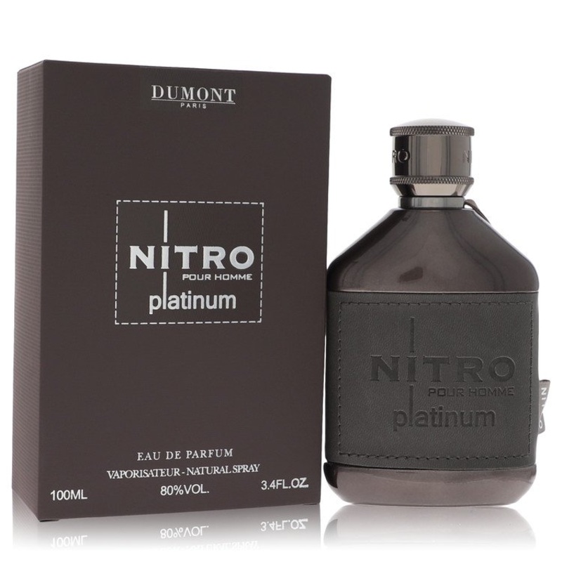 Dumont Nitro Platinum by Dumont Paris For Men Eau De Parfum Spray 3.4 oz