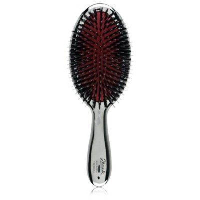 Janeke Porcupine Pure Boar Brush Enorme – Chrome Model No. CRSP22SF