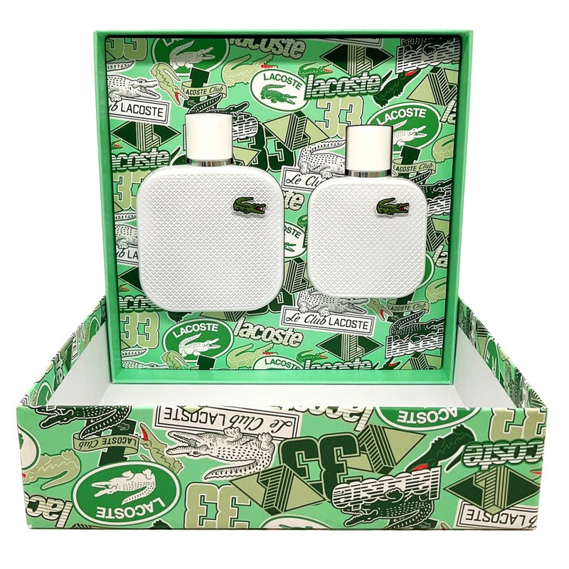 Lacoste Blanc 2PCS Gift Set – 100ML EDT Spray + 50ML EDT Spray (Men)