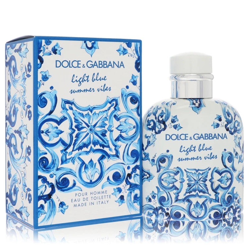 Light Blue Summer Vibes Perfume For Men 4.2 oz Eau De Toilette Spray