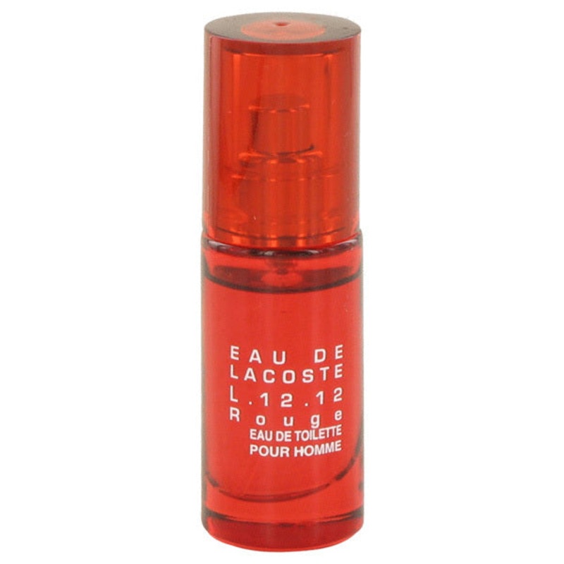 Eau de Lacoste L1212 Noir Rouge RedCologne by Lacoste 0.27 Oz. Mini For Men