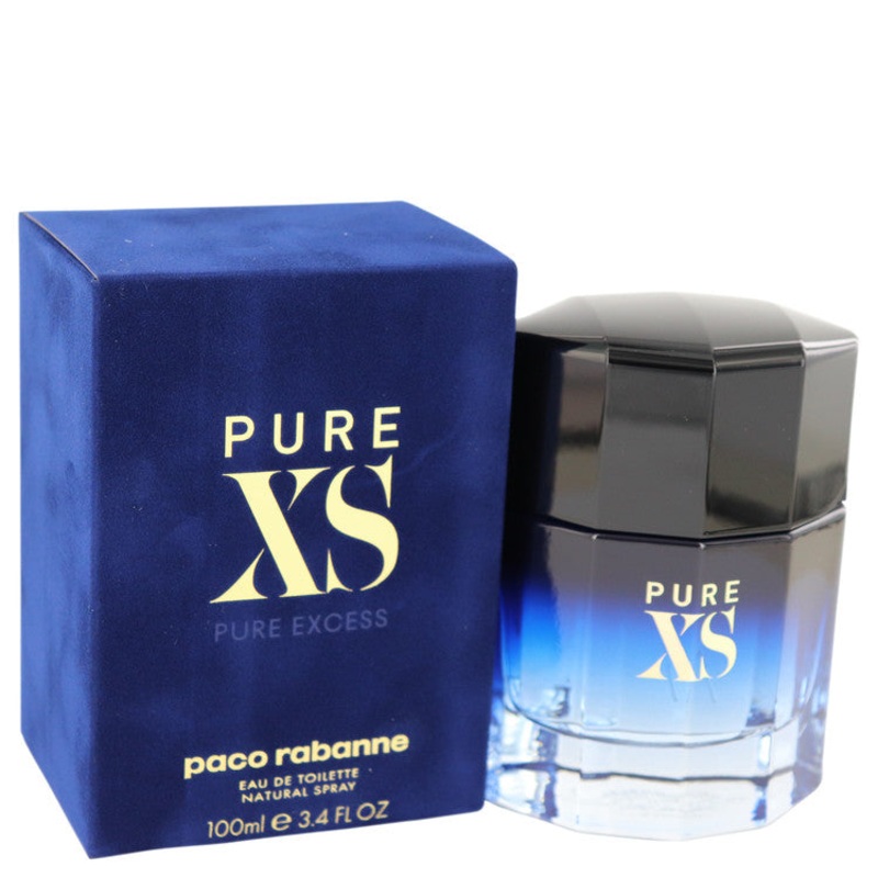 Pure XS by Paco Rabanne For Men Eau De Toilette Spray 3.4 oz