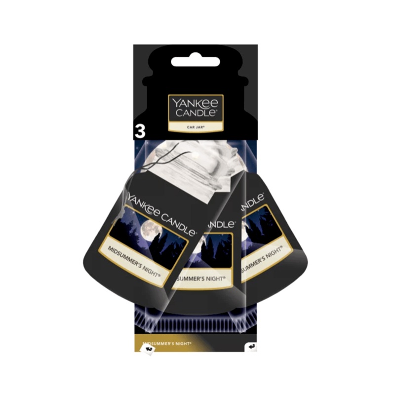 Yankee Candle Midsummer’s Night Car Freshener x3