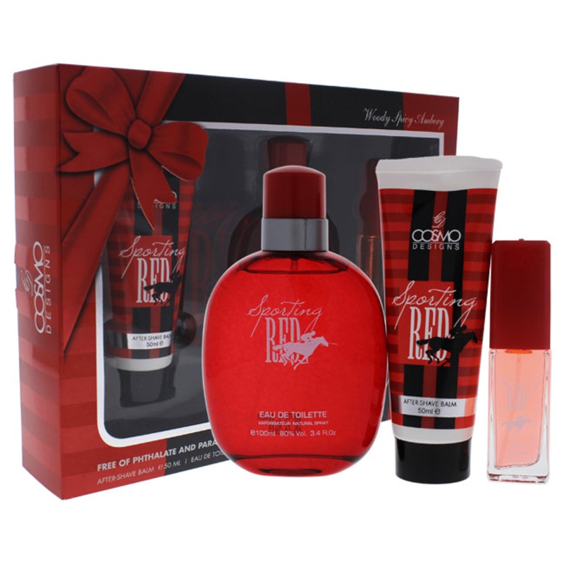 Sporting Red 3 Pc Gift Set 3.4 oz.