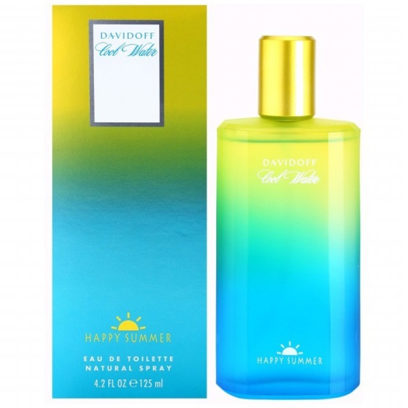 Cool Water Happy Summer by Davidoff 4.2 Oz. Eau De Toilette For Men