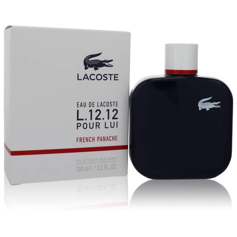 Eau De Lacoste L.12.12 Pour Lui French Panache Eau De Toilette Spray for Men 3.3 Oz Eau De Toilette