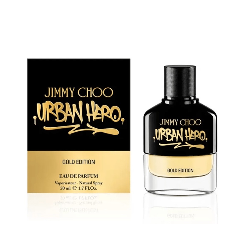 Jimmy Choo Urban Hero Gold Edition Eau de Parfum Men’s Aftershave Spray (50ml, 100ml) 50ml
