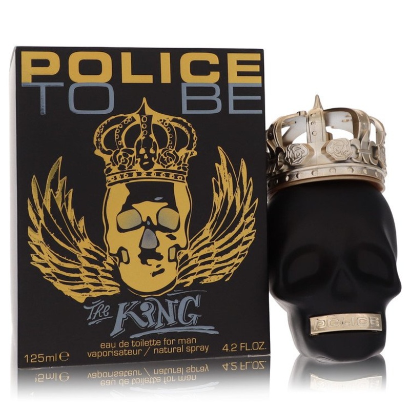 Police To Be The King by Police Colognes Eau De Toilette Spray 4.2 oz for Men – Premium Designer Fragrance
