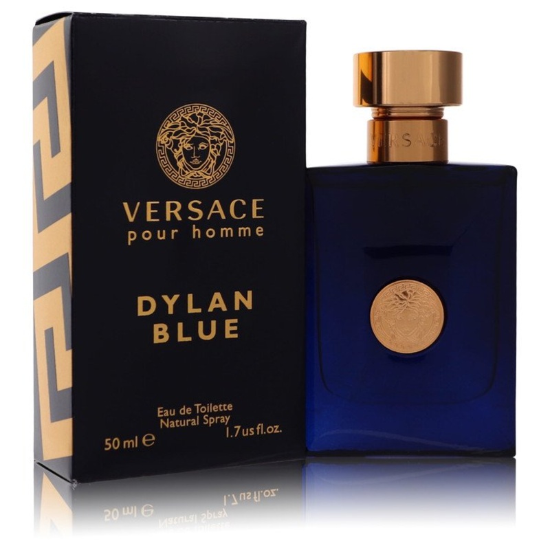 Versace Pour Homme Dylan Blue by Versace Eau De Toilette Spray 1.7 oz for Men – Premium Designer Fragrance