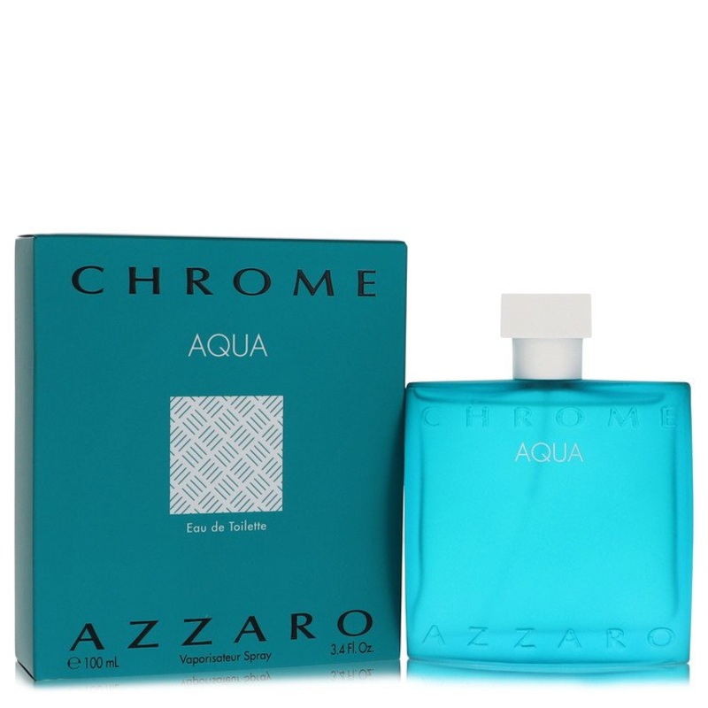 Chrome Aqua by Azzaro Eau De Toilette Spray 3.4 oz / 100 ml for Men