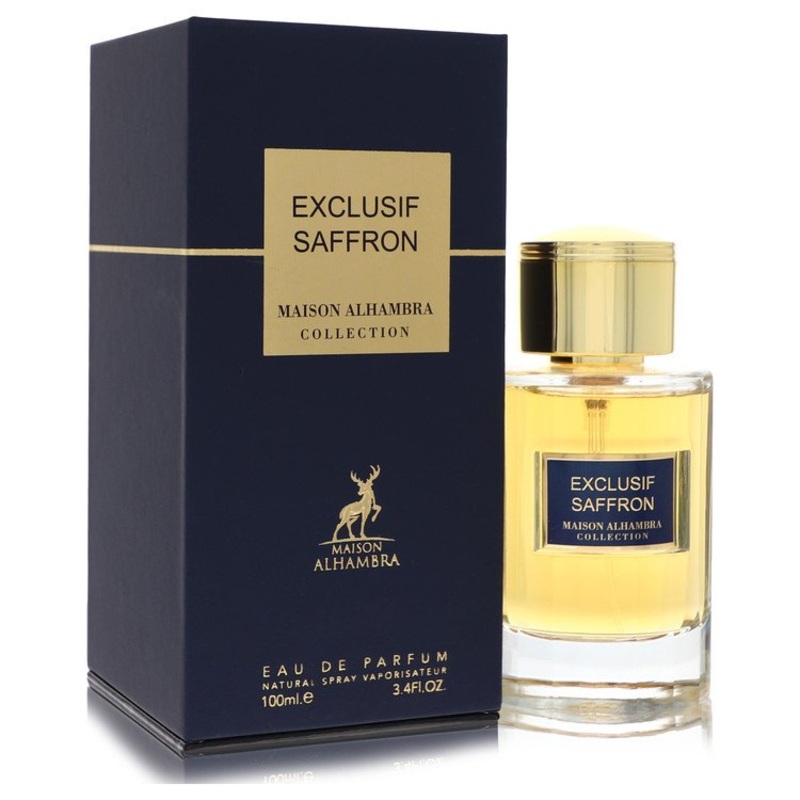 Maison Alhambra Exclusif Saffron by Maison Alhambra Eau De Parfum Spray (Unisex) 3.4 oz for Men – Premium Designer Fragrance