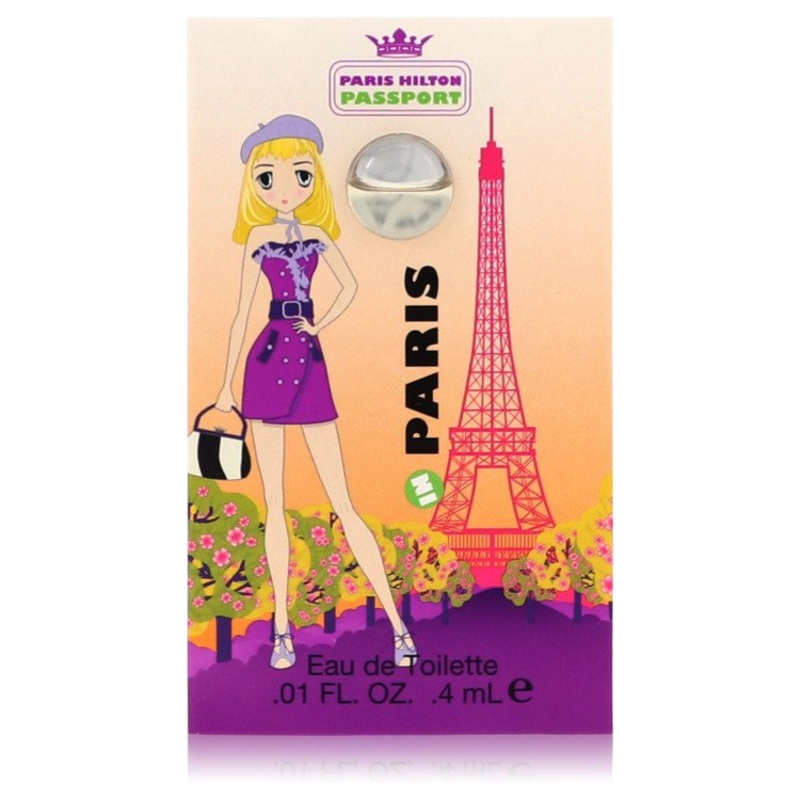 Paris Hilton Passport in Paris by Paris Hilton Vial (sample) 0.01 oz for Women – Premium Designer Fragrance