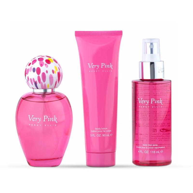 Very Pink 3-Piece Gift Set 3.4 oz EDP + 3.0 oz Shower Gel + 3.0 oz Lotion