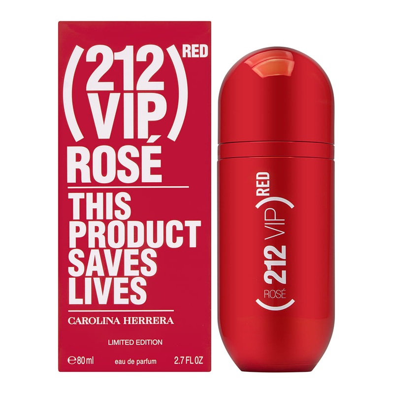 212 VIP Rose Red by Carolina Herrera for Women 2.7 oz Eau de Parfum Spray Limited Edition