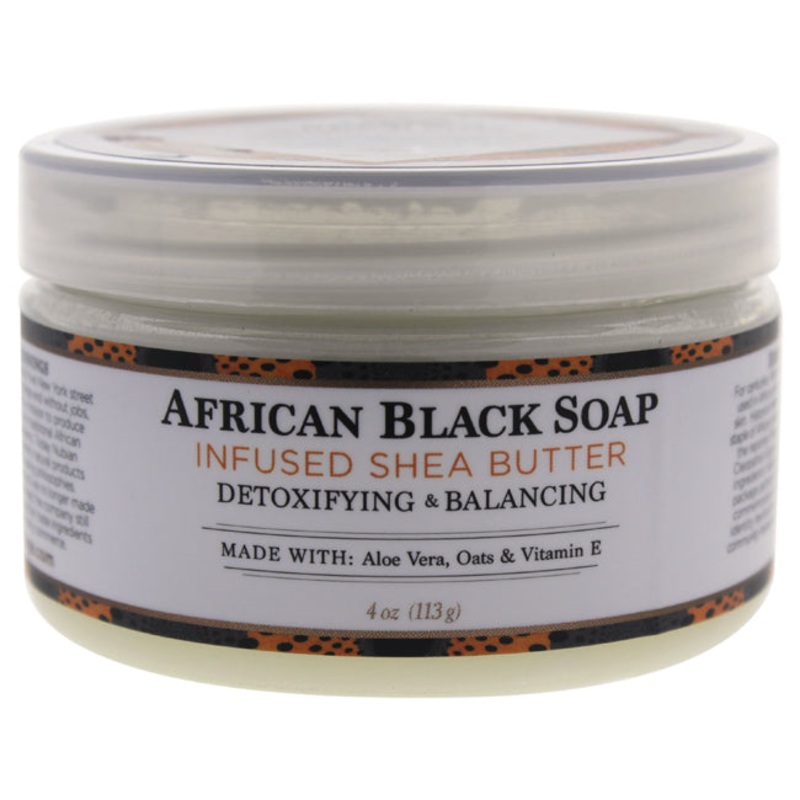 Shea Butter Infused with African Black Soap Extract 4  oz.