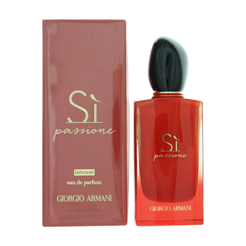 Armani Si Passione Intense By Giorgio Armani 3.4 Oz Eau De Parfum Spray For Women In Box