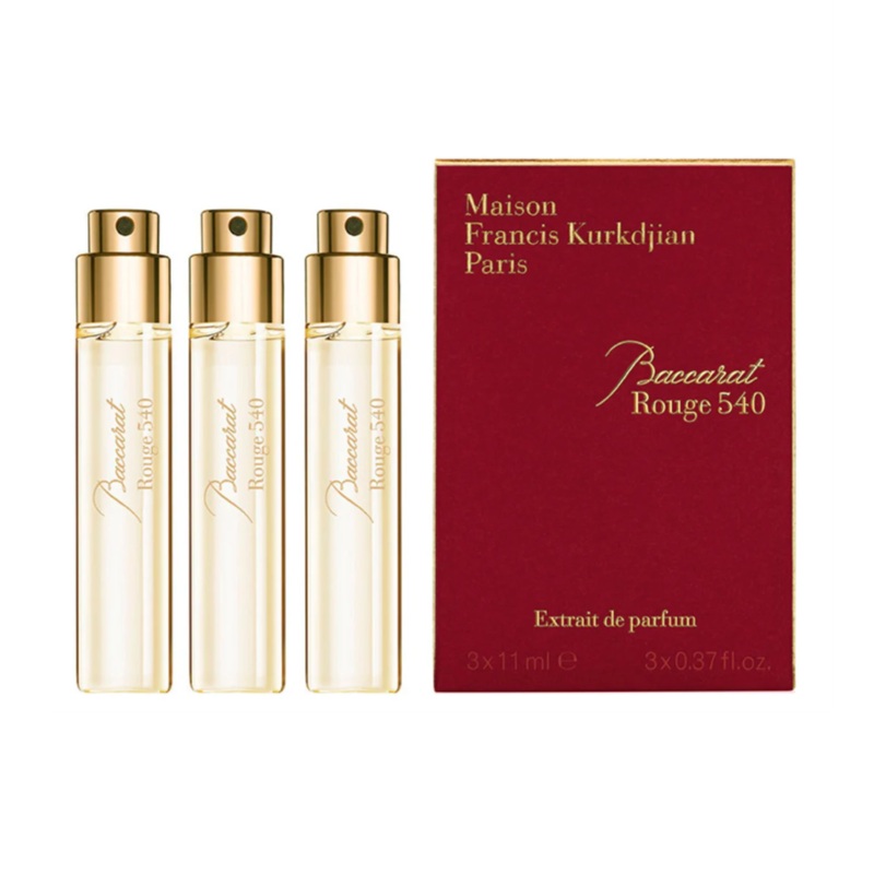 Maison Francis Kurkdjian Baccarat Rouge 540 (Extrait) Travel Gift Set (3 X 11ML) EDP Spray (Unisex)