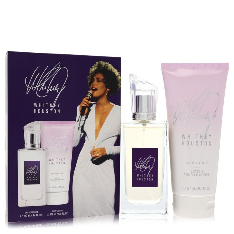 Whitney Houston by Whitney Houston Gift Set — 3.4 oz Eau De Parfum Spray + 6 oz Body Lotion for Women – Premium Designer Fragrance
